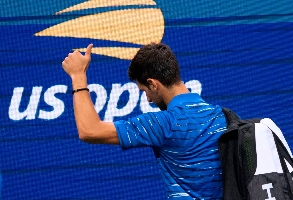 ritiro Novak Djokovic Us Open